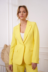 Tailored One Button Blazer Tailored One Button Blazer