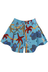 Sea Life Print Shorts