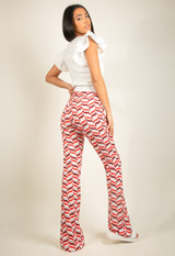 Fine Knit Frilled Sleeve Top