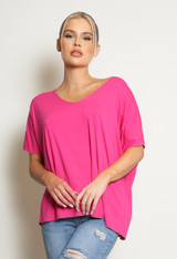 V Neck Oversized T-Shirt
