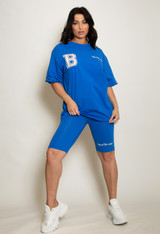 Oversized B Motif T-Shirt And Shorts Set