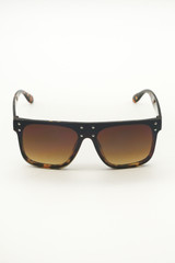 Visor Sunglasses With Stud Detail