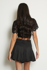 Lace Lined Crop Top