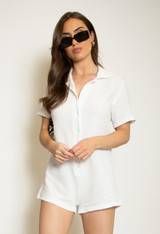 Cheesecloth Playsuit