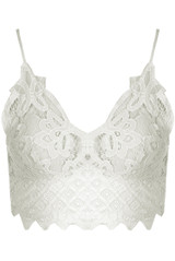 Crochet Shirred Back Bralet