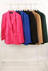 Tailored Double Breasted Boxy Blazer