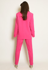 Tailored Double Breasted Boxy Blazer