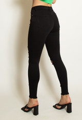 Black Ripped Skinny Jeans