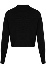 Cropped Jumper With Collar