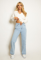 Cropped Jumper With Collar
