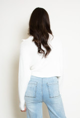 Cropped Jumper With Collar