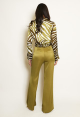 Satin Wide Leg Trouser