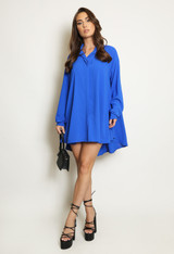 Dip Back Longline Blouse