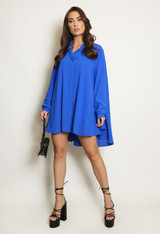 Dip Back Longline Blouse