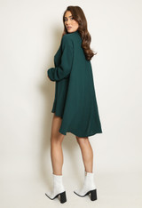 Dip Back Longline Blouse