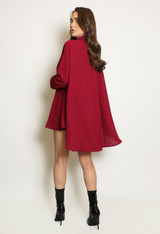 Dip Back Longline Blouse