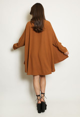 Dip Back Longline Blouse