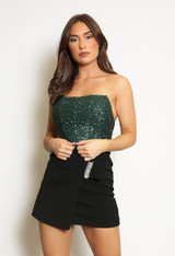 Sequin Corset Top