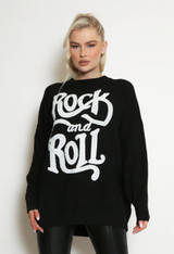 Rock And Roll Round Neck Jumper