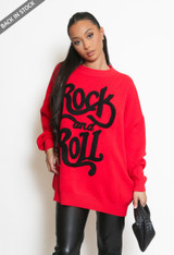 Rock And Roll Round Neck Jumper