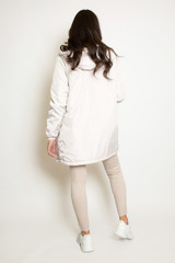 Faux Fur Hooded Reversible Jacket