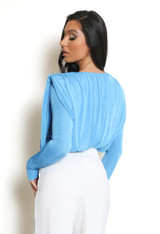 Long Sleeve Draped Top