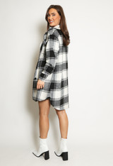 Longline Check Shirt