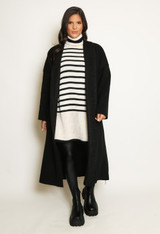 Oversized Pocketed Longline Coat