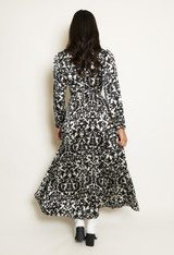 Floral Maxi Shirt Dress