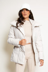 Short Quilted Puffer Coat