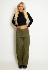 Wide Leg Cargo Trouser