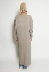 Maxi Jumper With Front Split