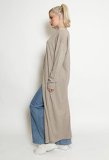 Maxi Jumper With Front Split