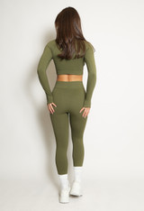 Seamed Long Sleeve Top & Legging Set