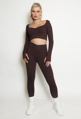 Seamed Long Sleeve Top & Legging Set