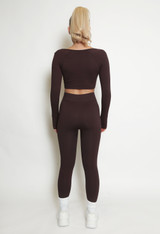 Seamed Long Sleeve Top & Legging Set