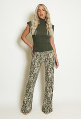 Sleeveless Knitted Top