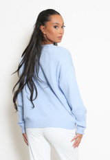 LOS ANGELES Round Neck Knitted Jumper