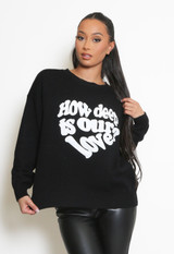 HOW DEEP IS OUR LOVE Knitted Jumper