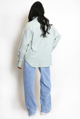 Oversized Cotton Blouse
