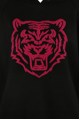 Tiger Embossed Hoodie