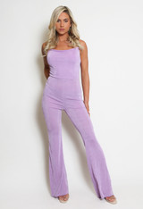 Cowl Neck Strappy Jumpsuit