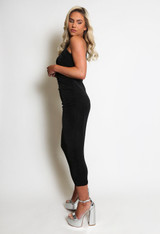 Ruched One Shoulder Midi Dress