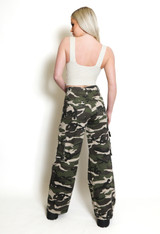 Camouflage Cargo Pocketed Trousers