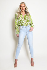 Sky Blue Push Up Jeans