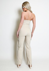 Corset Cargo Jumpsuit