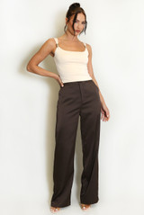 Luxe Satin Tailored Trouser