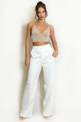 Luxe Satin Tailored Trouser