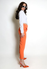 High Waisted Straight Leg Trouser