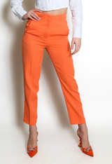 High Waisted Straight Leg Trouser